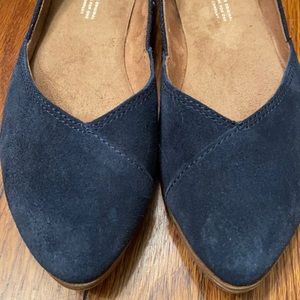 Toms Navy Blue Slip On Shoes